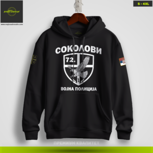 72. SOKOLOVI grb beli (duks sa kapuljačom)