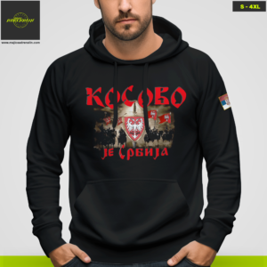 KOSOVO JE SRBIJA crveno (duks sa kapuljačom)
